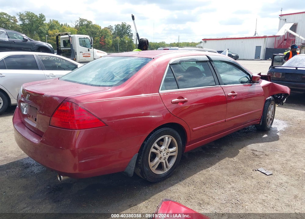 2007 HONDA ACCORD 2.4 SE VIN: 1HGCM563X7A204147