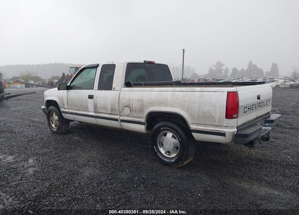 1997 CHEVROLET K1500 FLEETSIDE VIN: 2GCEK19R5V1259988