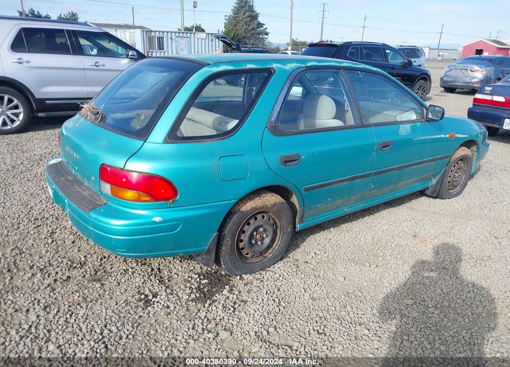 1995 SUBARU IMPREZA L PLUS/OUTBACK VIN: JF1GF2356SG813147