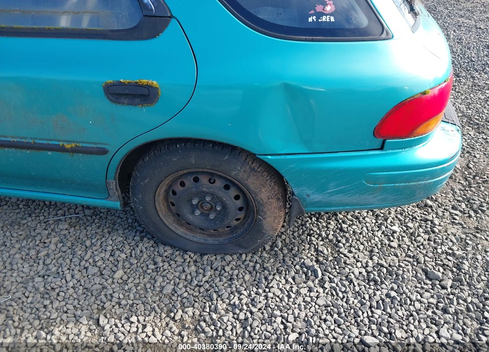 1995 SUBARU IMPREZA L PLUS/OUTBACK VIN: JF1GF2356SG813147
