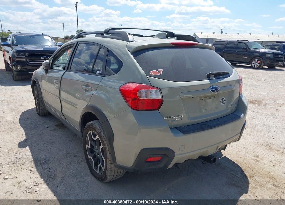 2017 SUBARU CROSSTREK 2.0I LIMITED VIN: JF2GPAKC4HH253750