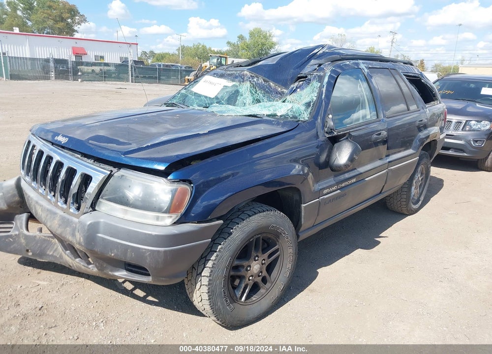 2002 JEEP GRAND CHEROKEE LAREDO VIN: 1J4GW48S52C265745