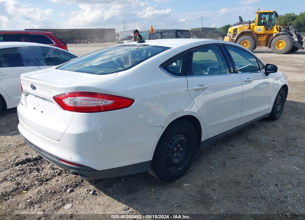 2013 FORD FUSION S VIN: 3FA6P0G78DR373405