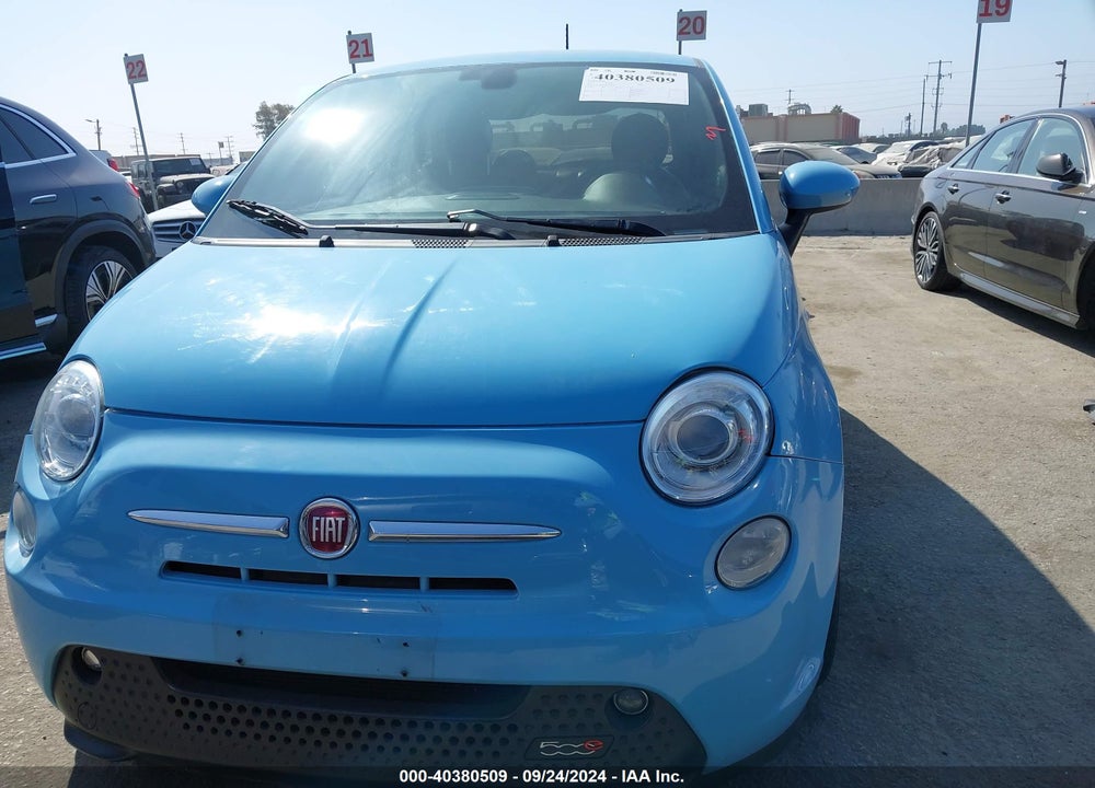 2017 FIAT 500E BATTERY ELECTRIC VIN: 3C3CFFGE2HT704509