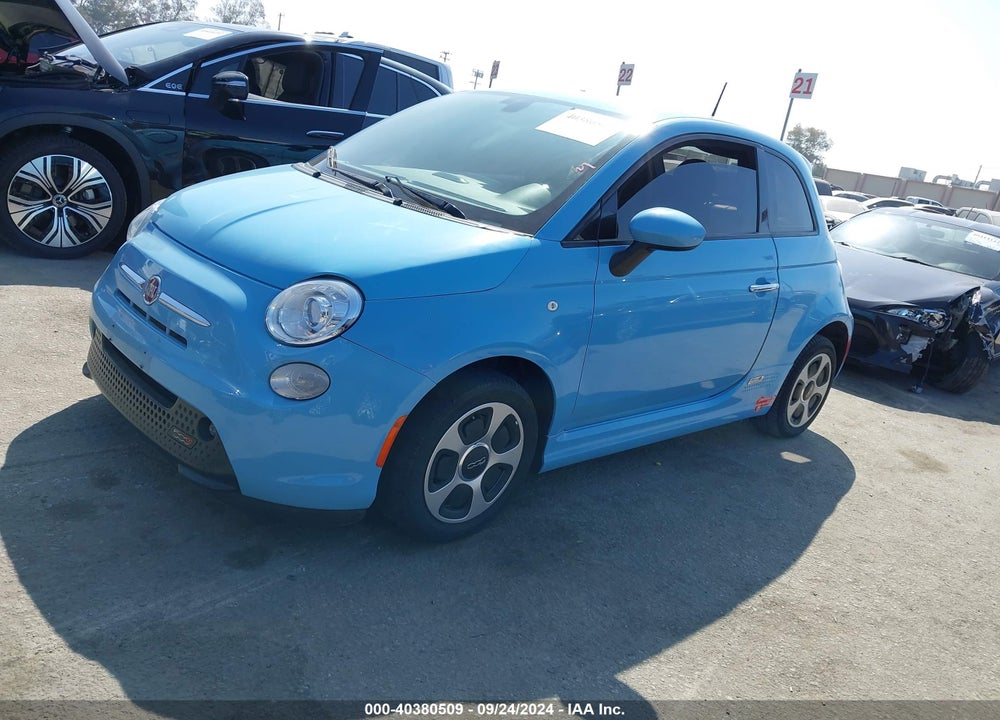 2017 FIAT 500E BATTERY ELECTRIC VIN: 3C3CFFGE2HT704509