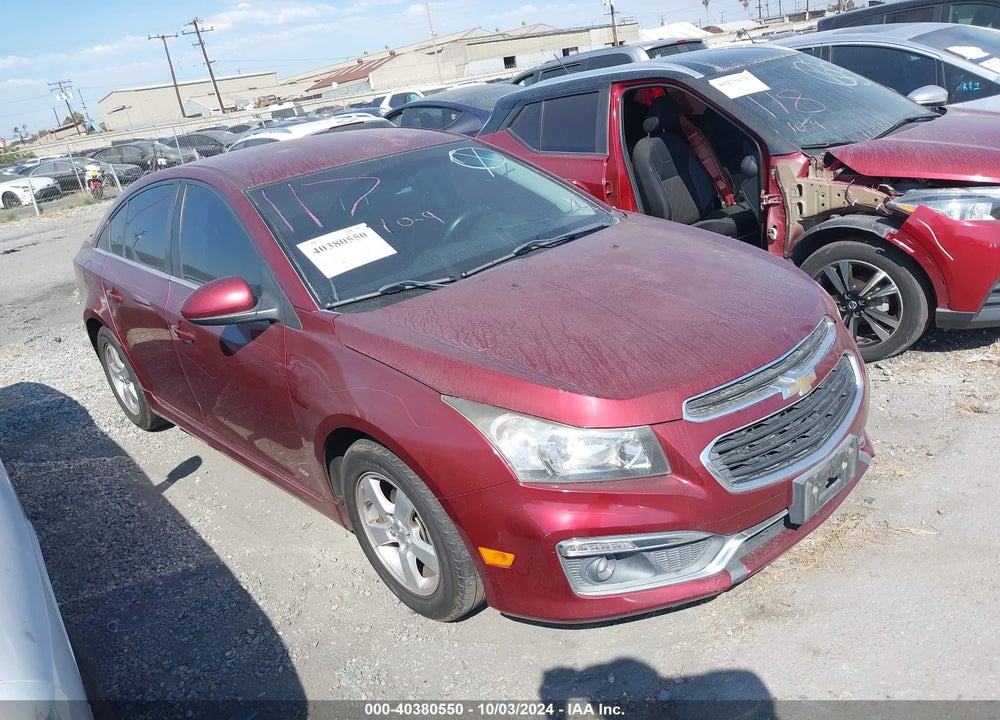 2015 CHEVROLET CRUZE 1LT AUTO VIN: 1G1PC5SB3F7296609