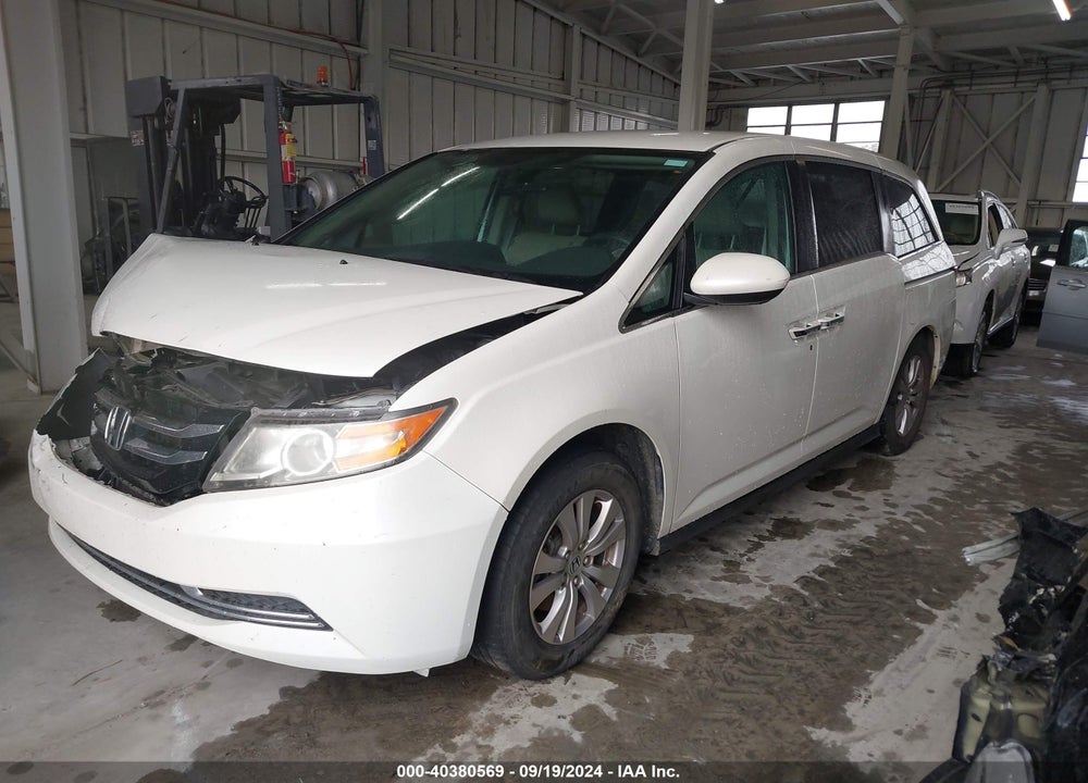 2016 HONDA ODYSSEY SE VIN: 5FNRL5H36GB157599