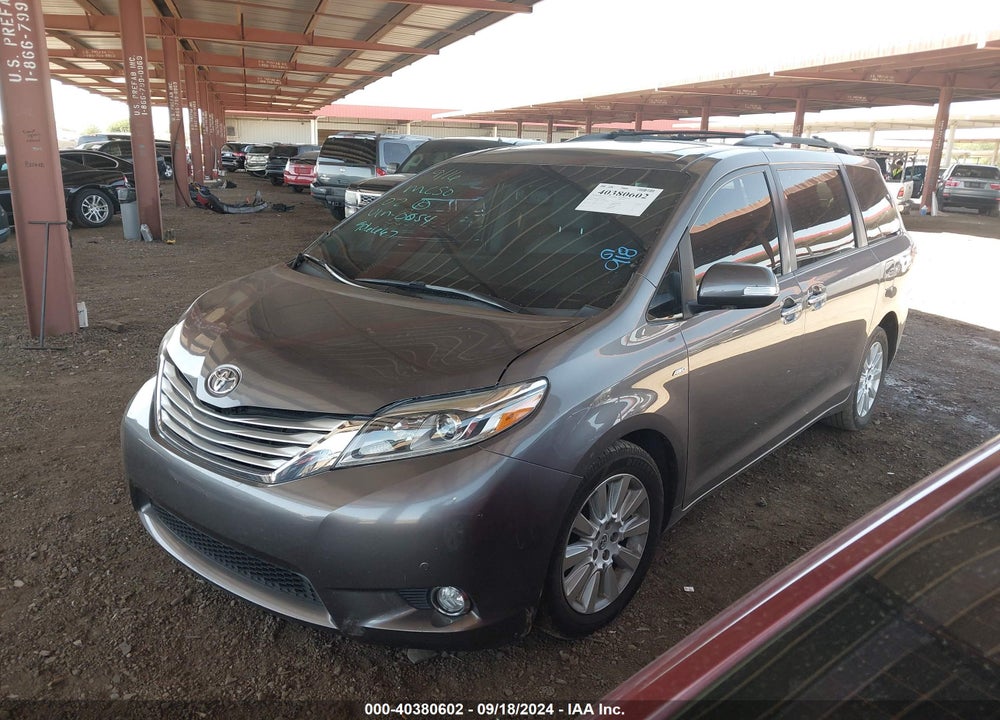 2016 TOYOTA SIENNA LIMITED 7 PASSENGER VIN: 5TDDK3DC7GS140054