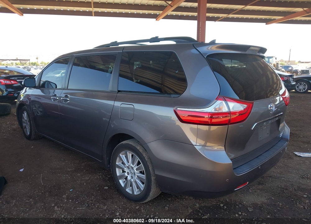 2016 TOYOTA SIENNA LIMITED 7 PASSENGER VIN: 5TDDK3DC7GS140054