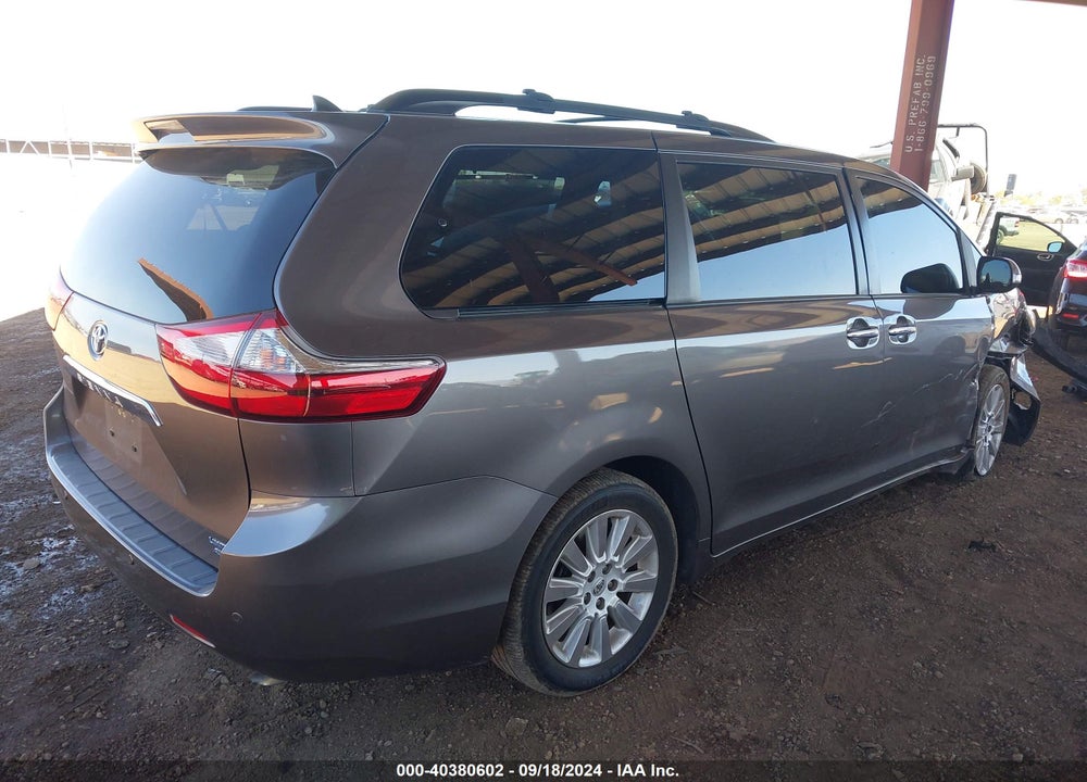 2016 TOYOTA SIENNA LIMITED 7 PASSENGER VIN: 5TDDK3DC7GS140054