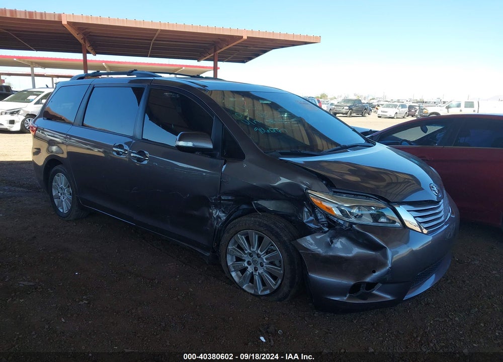 2016 TOYOTA SIENNA LIMITED 7 PASSENGER VIN: 5TDDK3DC7GS140054