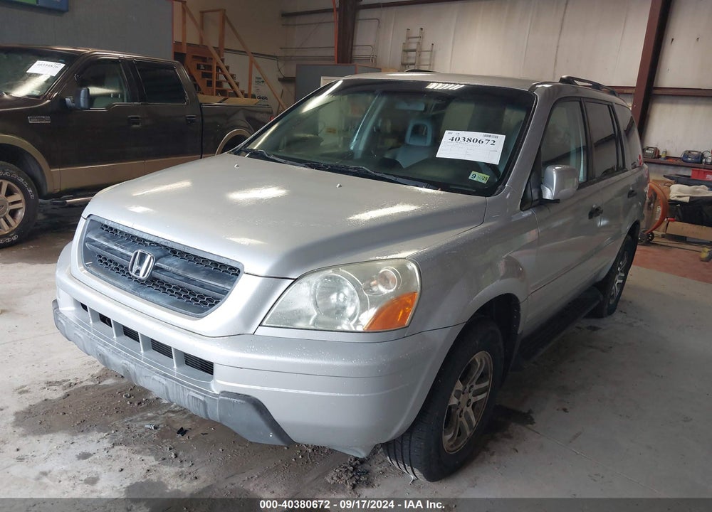 2003 HONDA PILOT EX-L VIN: 2HKYF18503H608891