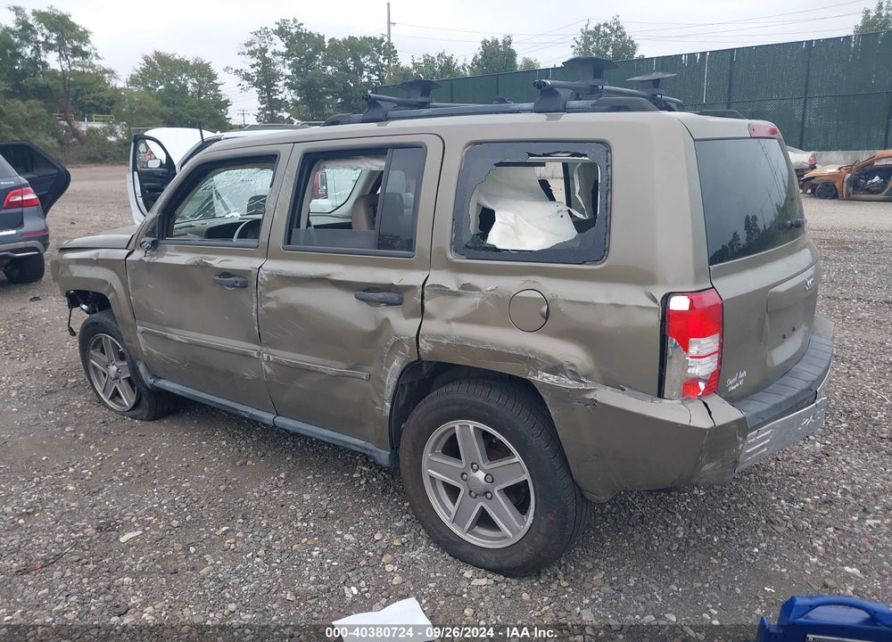 2007 JEEP PATRIOT SPORT VIN: 1J8FF28W07D415828