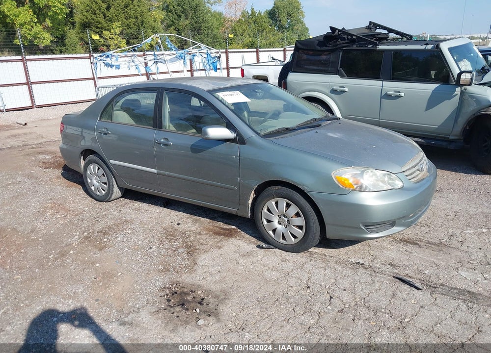 2004 TOYOTA COROLLA LE VIN: 2T1BR32E04C311710