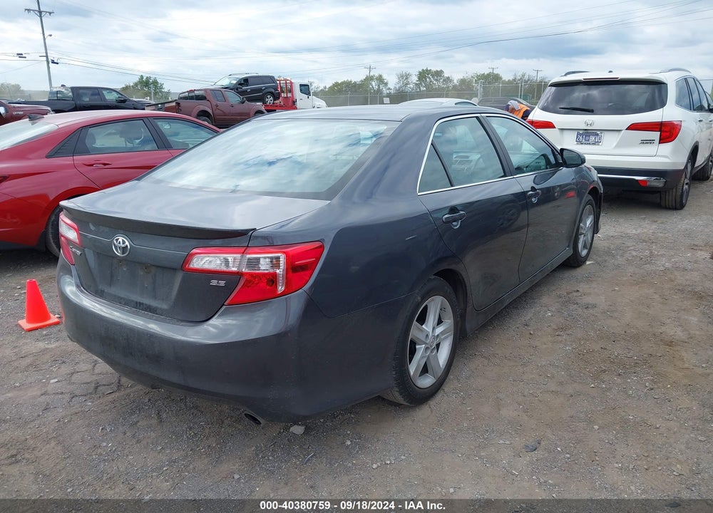 2012 TOYOTA CAMRY SE VIN: 4T1BF1FK0CU012695