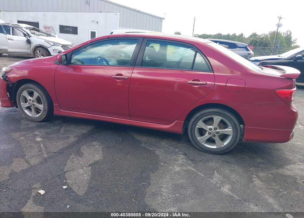 2011 TOYOTA COROLLA S VIN: 2T1BU4EE1BC598603