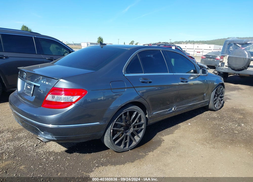 2010 MERCEDES-BENZ C 300 LUXURY 4MATIC/SPORT 4MATIC VIN: WDDGF8BB2AF464695