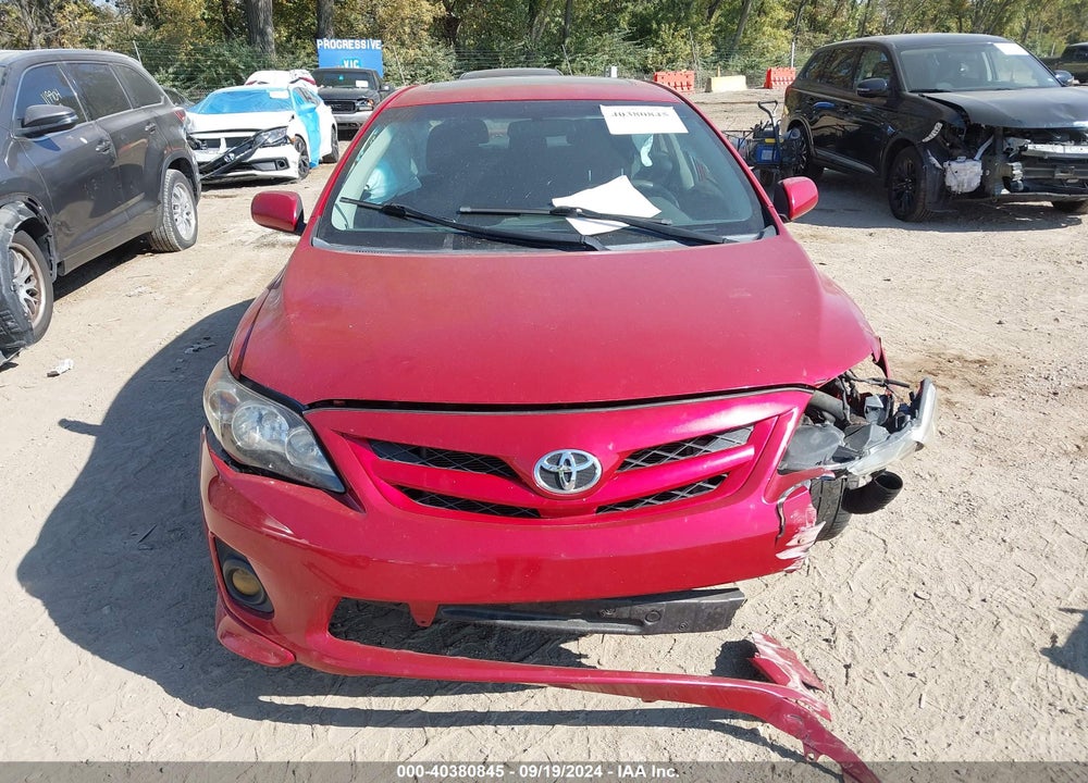 2013 TOYOTA COROLLA S VIN: 2T1BU4EE8DC942382