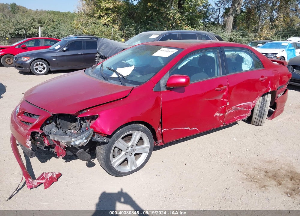 2013 TOYOTA COROLLA S VIN: 2T1BU4EE8DC942382