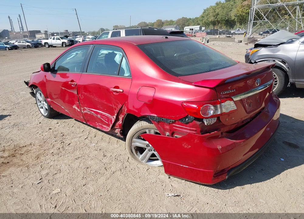 2013 TOYOTA COROLLA S VIN: 2T1BU4EE8DC942382