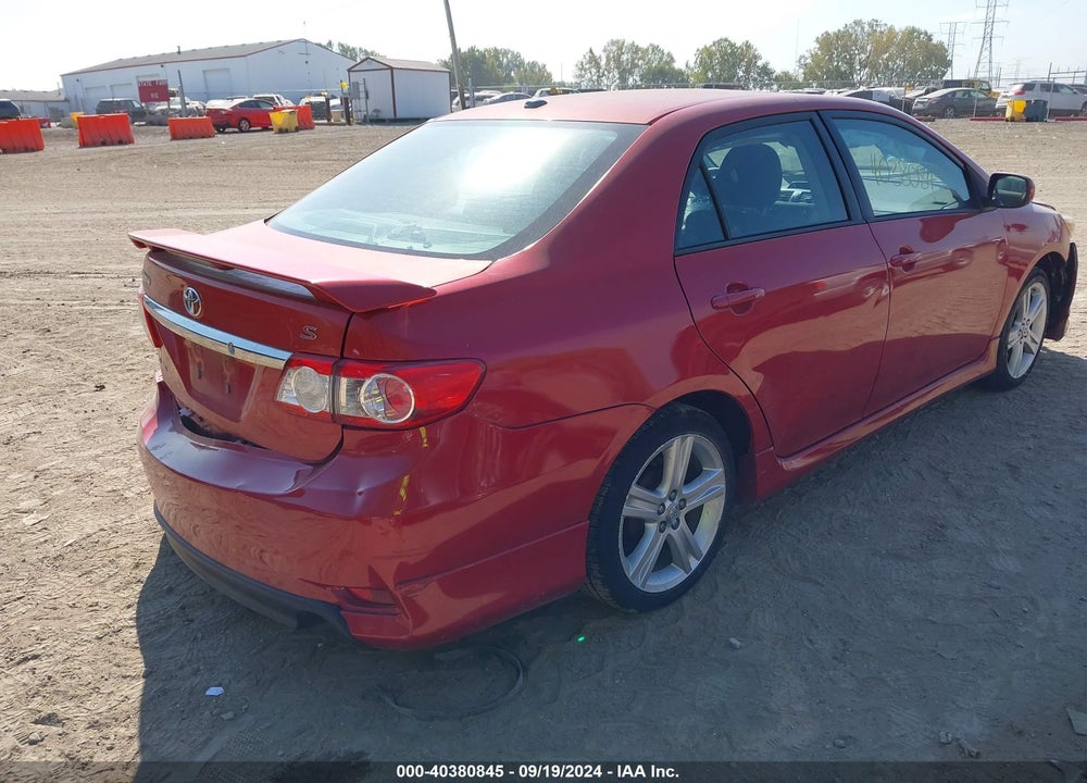 2013 TOYOTA COROLLA S VIN: 2T1BU4EE8DC942382