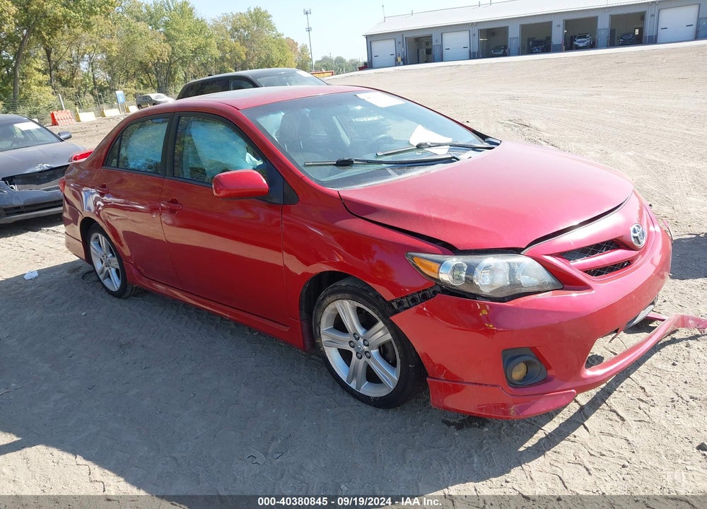 2013 TOYOTA COROLLA S VIN: 2T1BU4EE8DC942382