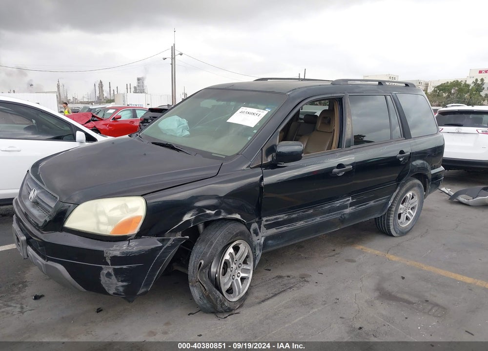 2004 HONDA PILOT EX-L VIN: 2HKYF186X4H511434