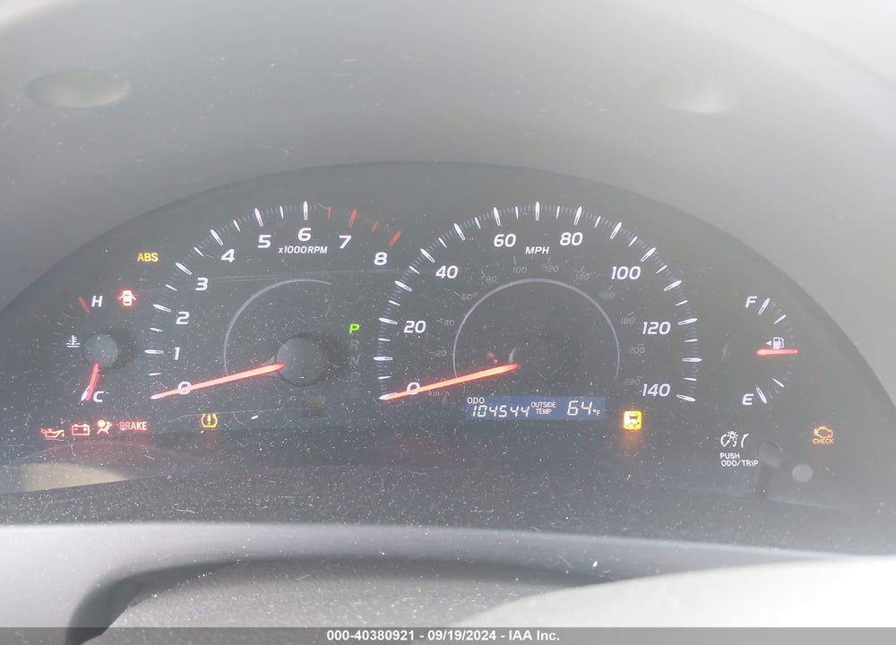 2010 TOYOTA CAMRY LE VIN: 4T1BF3EK0AU098987