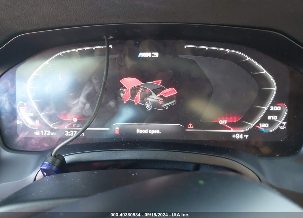 2022 BMW M3 SEDAN VIN: WBS53AY0XNFM43972