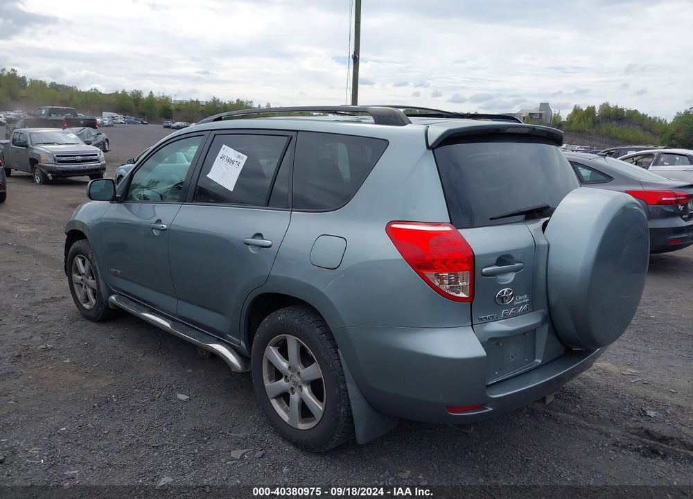 2007 TOYOTA RAV4 LIMITED VIN: JTMBD31V075102629