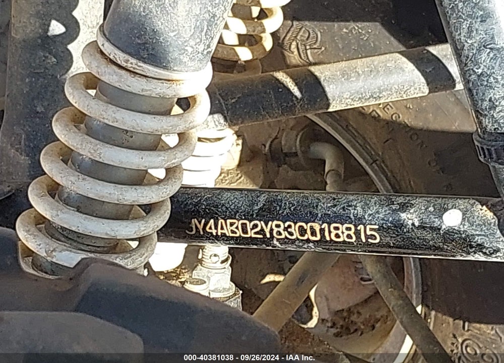 2003 YAMAHA YFM80 R VIN: JY4AB02Y83C018815