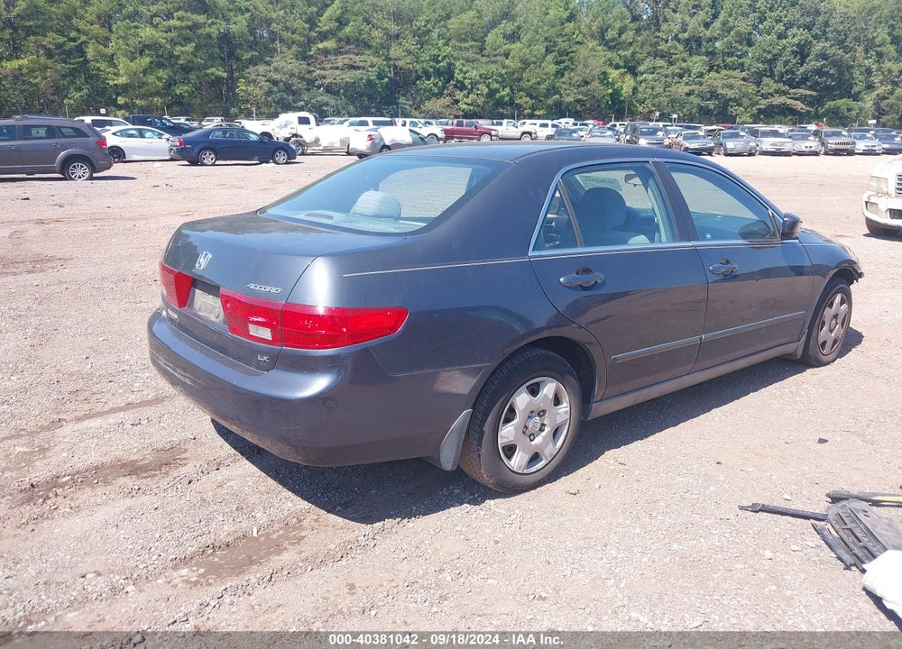 2005 HONDA ACCORD 2.4 LX VIN: 1HGCM56455A123014
