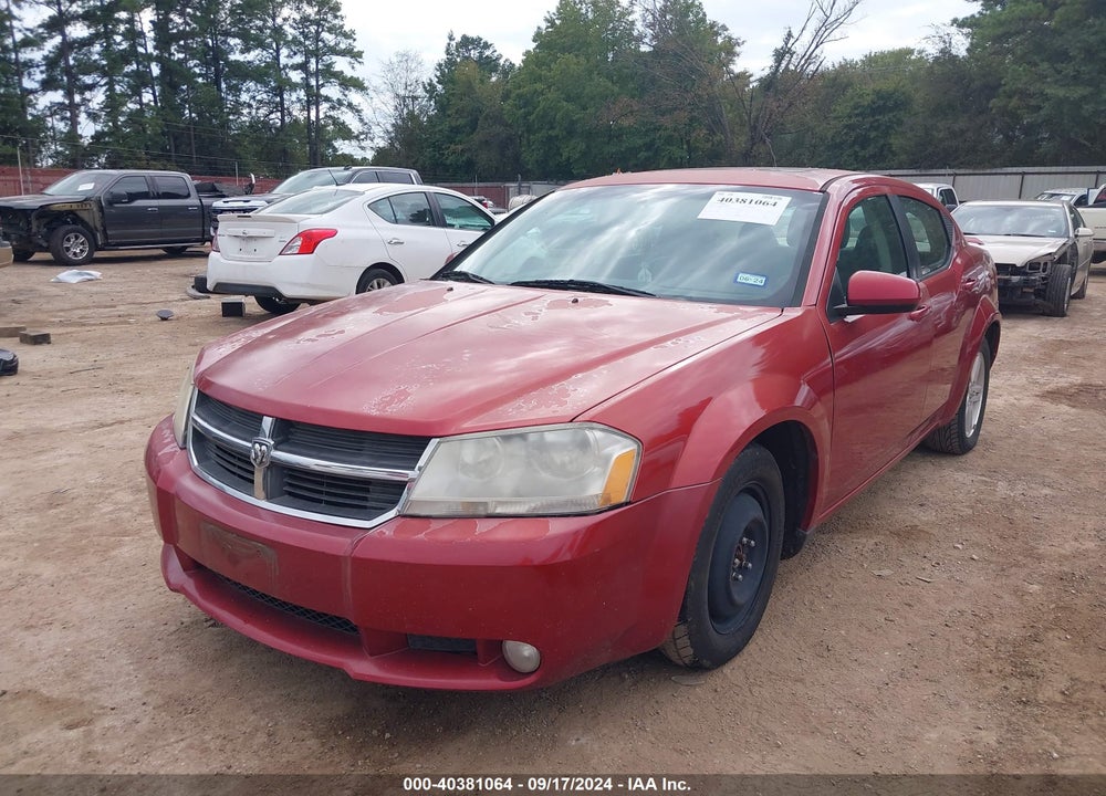 2010 DODGE AVENGER R/T VIN: 1B3CC5FB0AN115343