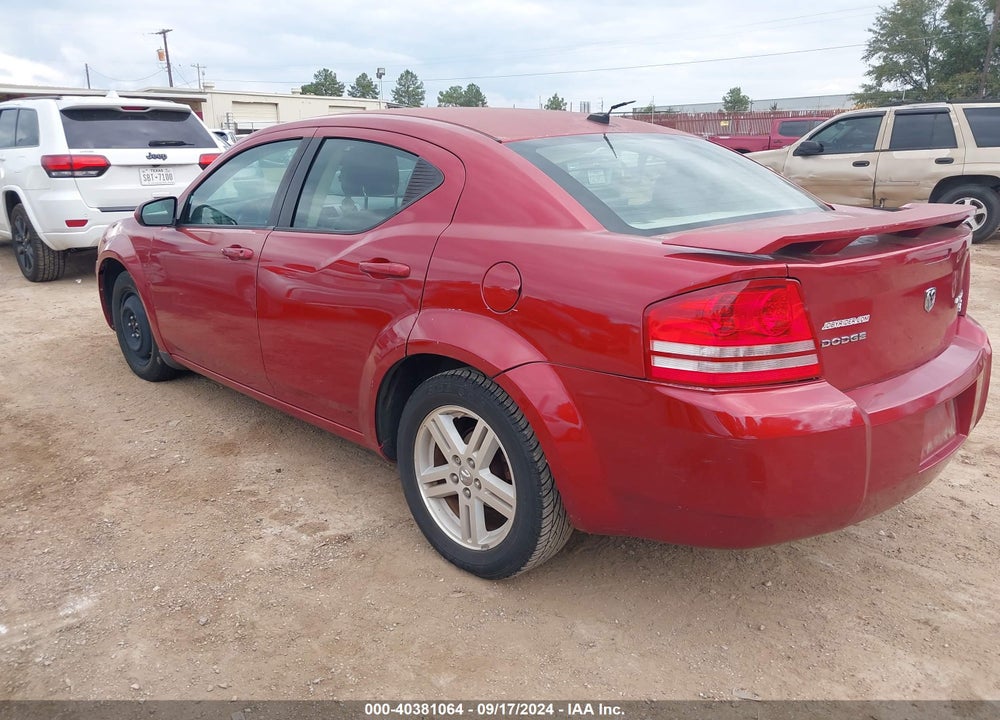 2010 DODGE AVENGER R/T VIN: 1B3CC5FB0AN115343