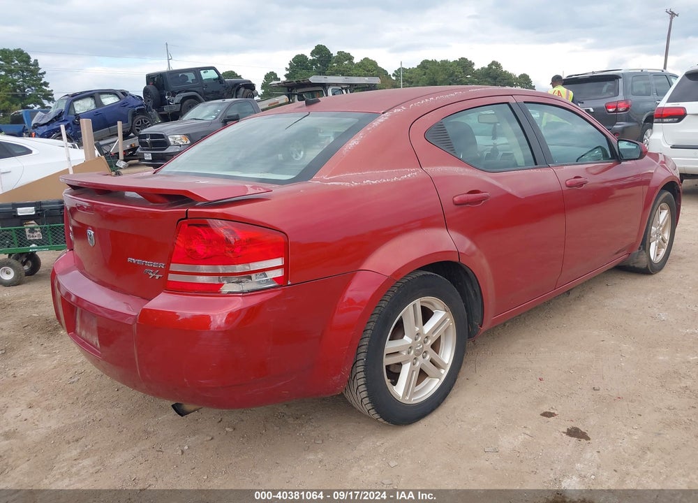 2010 DODGE AVENGER R/T VIN: 1B3CC5FB0AN115343