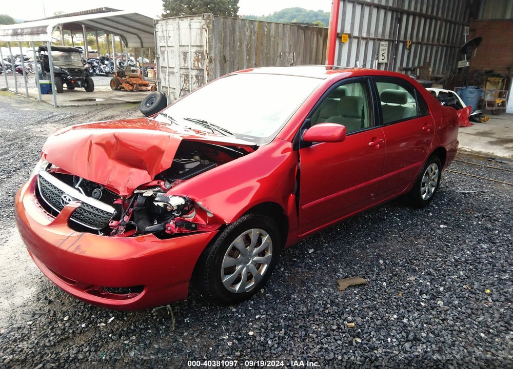 2007 TOYOTA COROLLA LE VIN: 2T1BR32E97C803950