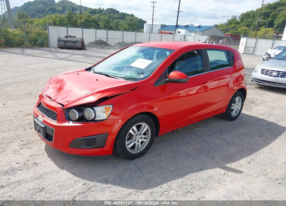 2012 CHEVROLET SONIC 2LT VIN: 1G1JC6SH4C4108158
