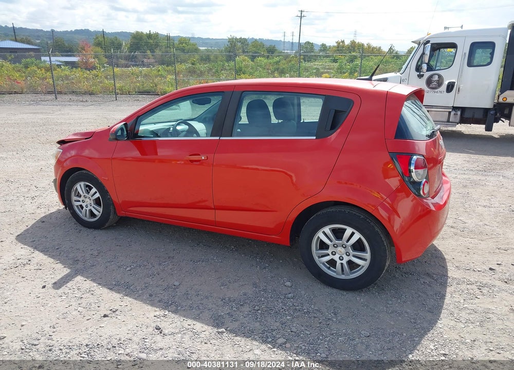 2012 CHEVROLET SONIC 2LT VIN: 1G1JC6SH4C4108158