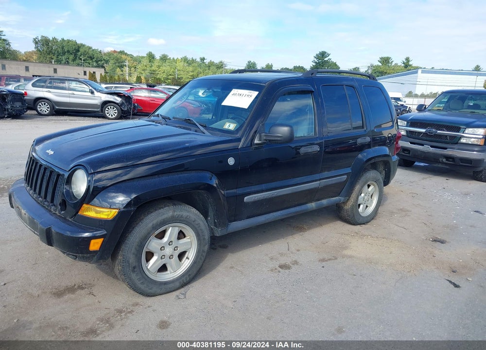 2007 JEEP LIBERTY SPORT VIN: 1J4GL48K07W662620