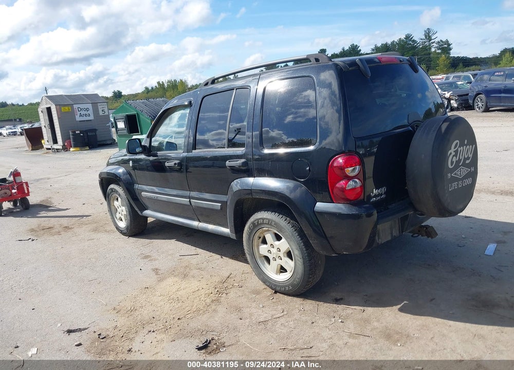 2007 JEEP LIBERTY SPORT VIN: 1J4GL48K07W662620