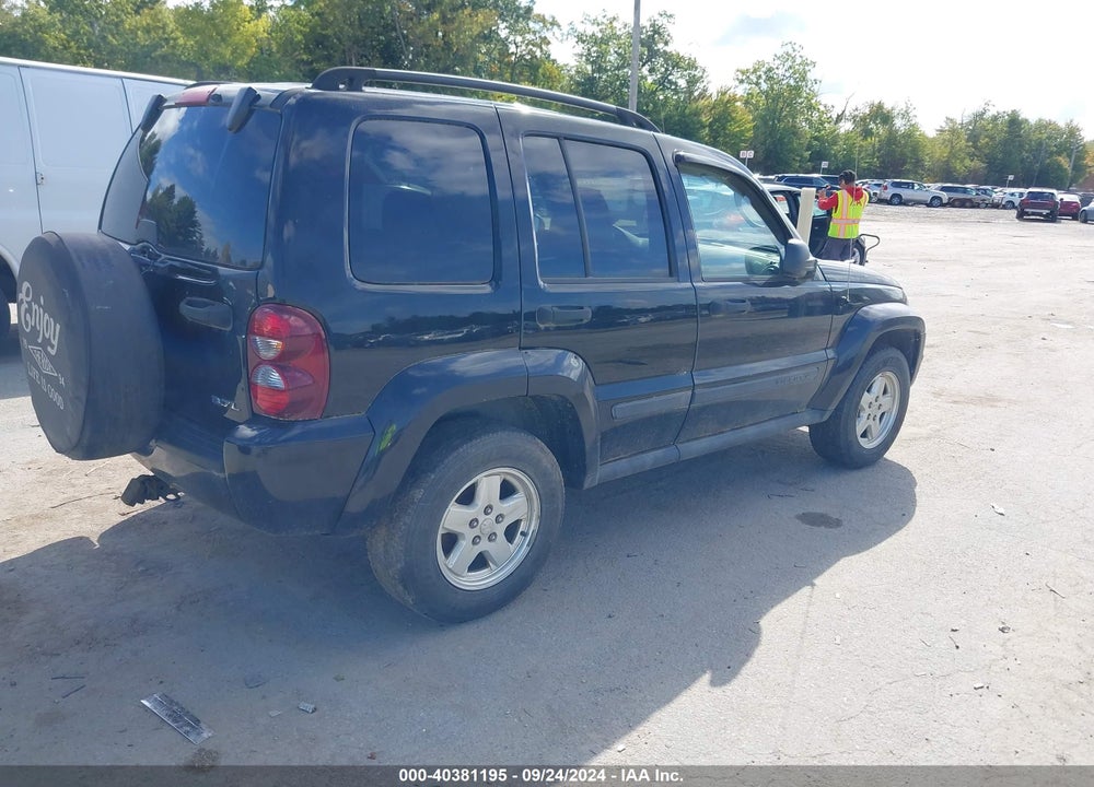 2007 JEEP LIBERTY SPORT VIN: 1J4GL48K07W662620