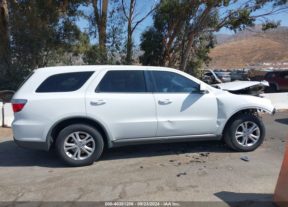 2013 DODGE DURANGO SXT VIN: 1C4RDHAGXDC697784