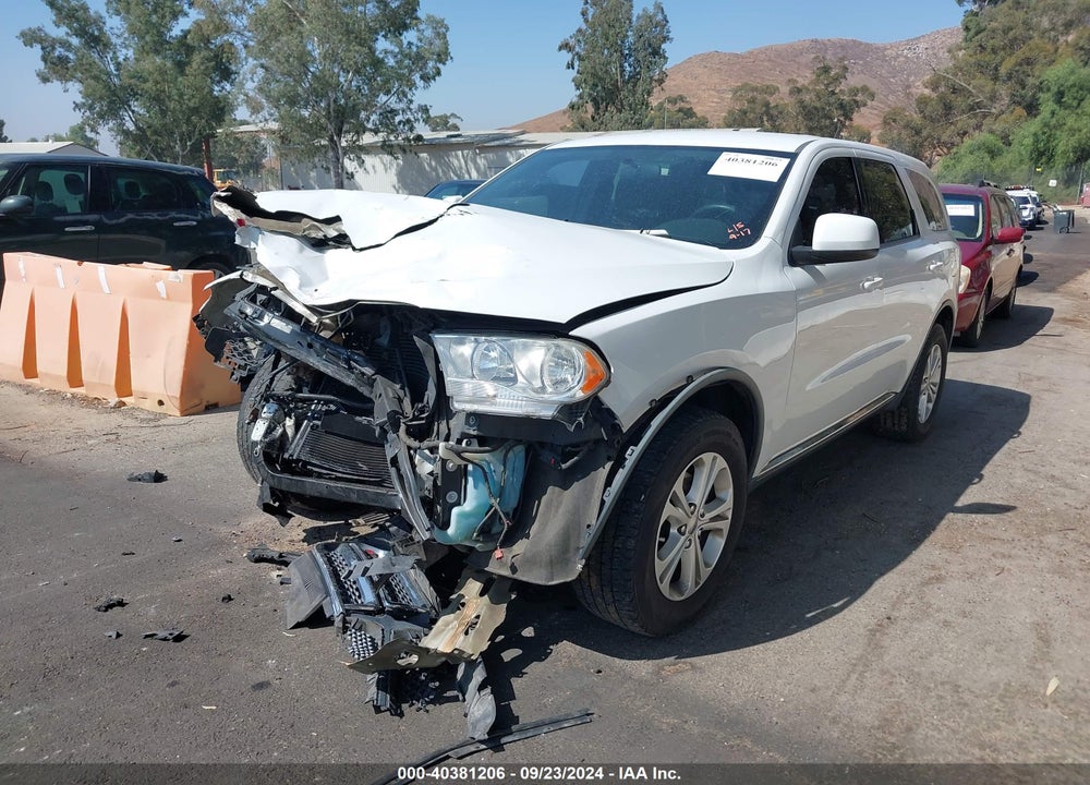 2013 DODGE DURANGO SXT VIN: 1C4RDHAGXDC697784