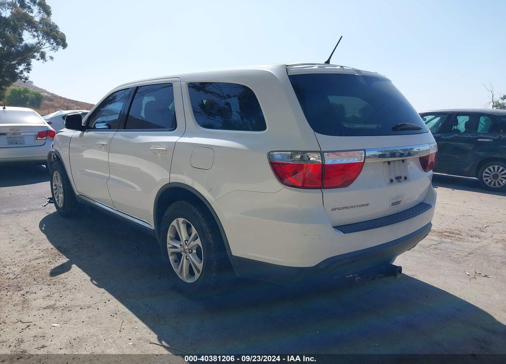 2013 DODGE DURANGO SXT VIN: 1C4RDHAGXDC697784
