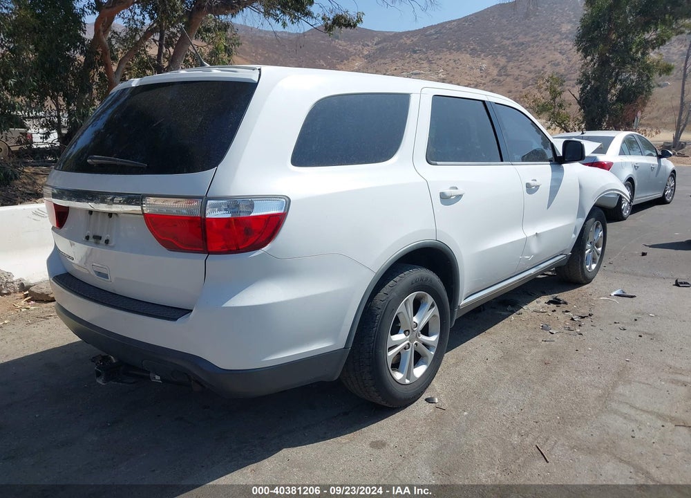 2013 DODGE DURANGO SXT VIN: 1C4RDHAGXDC697784