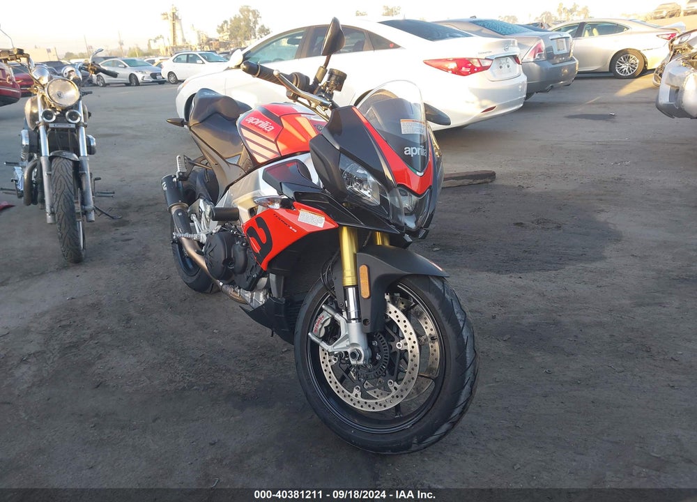 2019 APRILIA TUONO V4 1100 RR VIN: ZD4KGU005KS001152