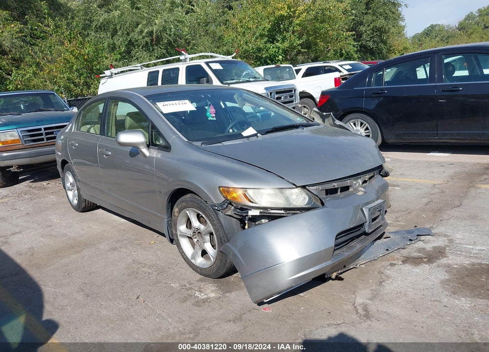2006 HONDA CIVIC LX VIN: 1HGFA16586L023907