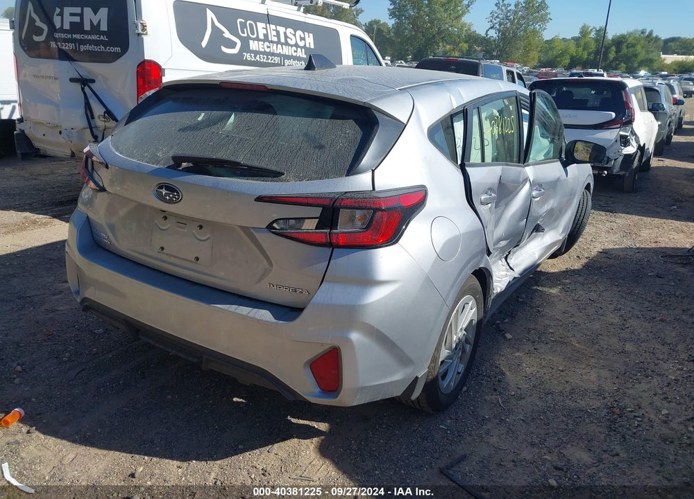 2024 SUBARU IMPREZA BASE 5-DOOR VIN: JF1GUABC5R8360529