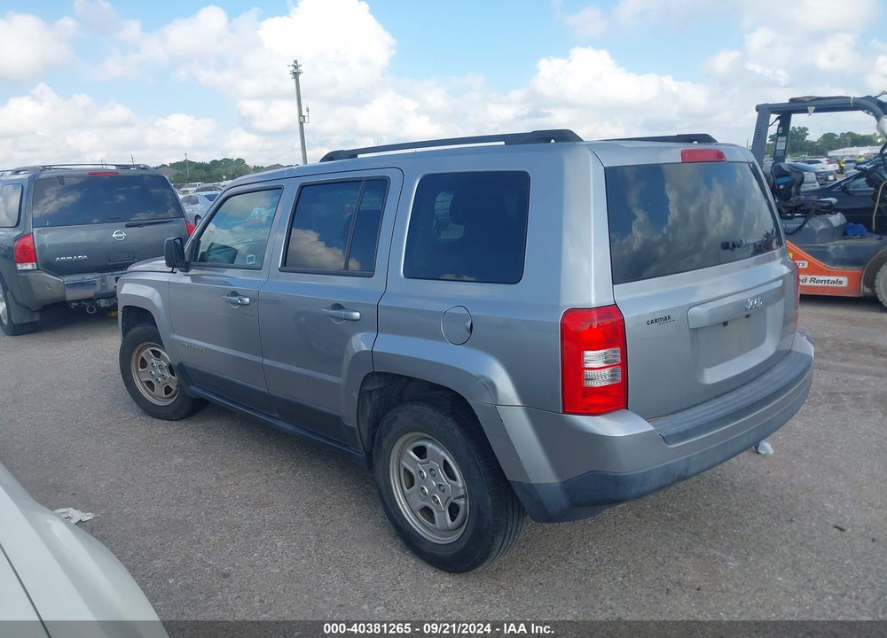 2015 JEEP PATRIOT SPORT VIN: 1C4NJPBA5FD285460