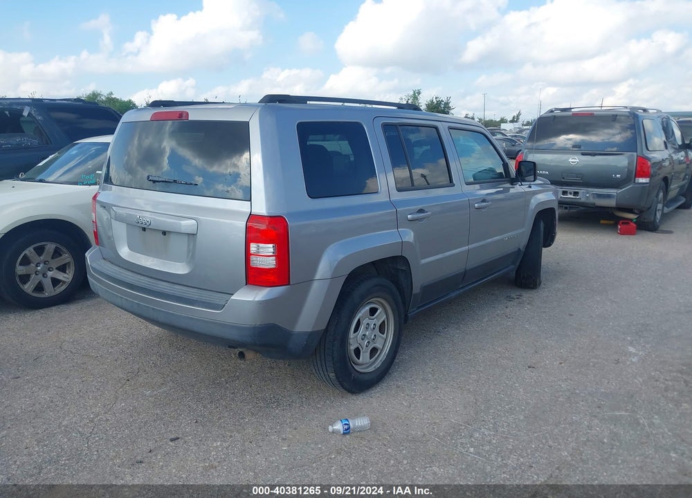 2015 JEEP PATRIOT SPORT VIN: 1C4NJPBA5FD285460